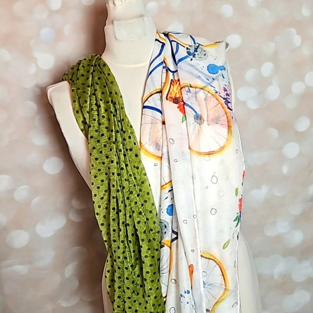 Two Fashion Scarves
